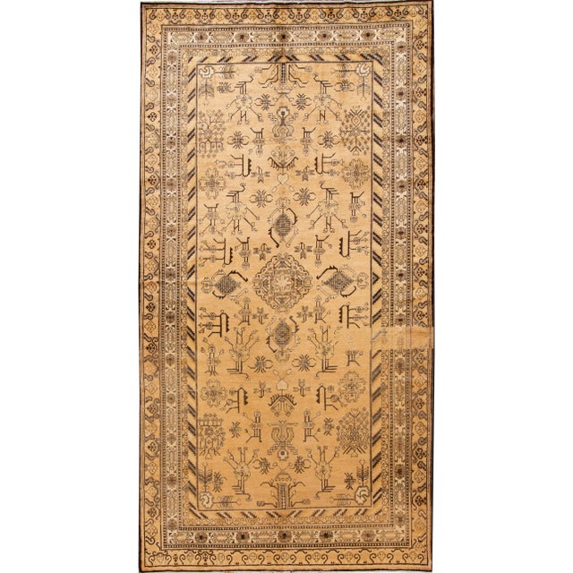 Early 20th Century Antique Khotan Rug 7 X 13 For Sale - Image 13 of 13
