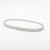 2020s Oval Tray in White Shagreen With Polished Stainless Steel by Kifu Paris For Sale - Image 5 of 9