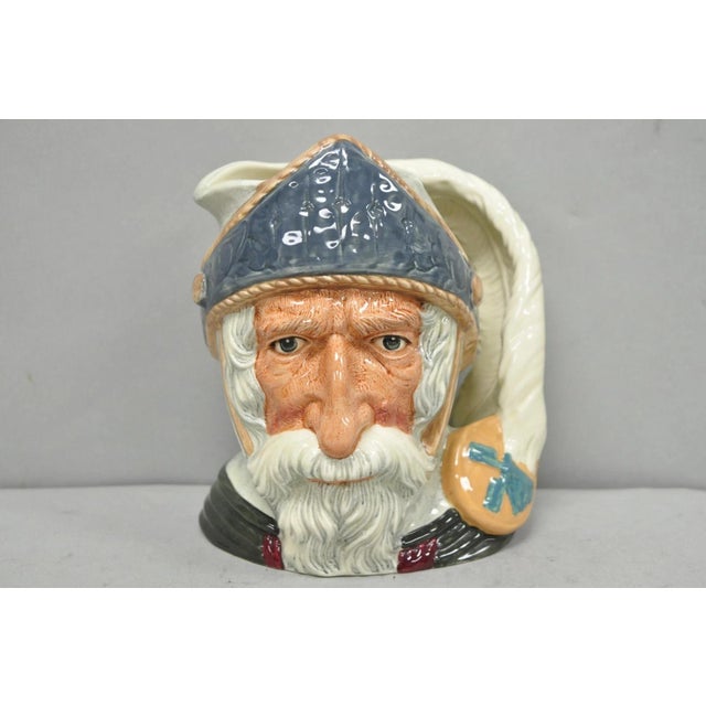 Vintage 1956 Royal Doulton Don Quixote D6455 Porcelain Toby Character Jug Mug For Sale - Image 13 of 13