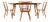 1960s Mid Century Modern Conant Ball Spindle Dining Set- 5 Pieces For Sale