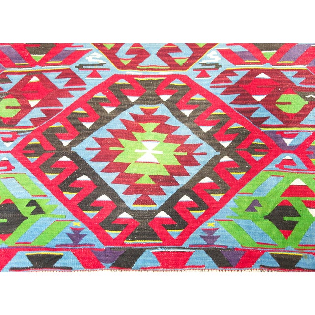 Mid-20th Century Turkish Kilim Rug For Sale - Image 13 of 14