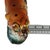 Vintage Ceramic Leopard Cheetah Statue Figurine on Green & Brown Base 12" X 3" X 6" Made in Japan For Sale - Image 16 of 17