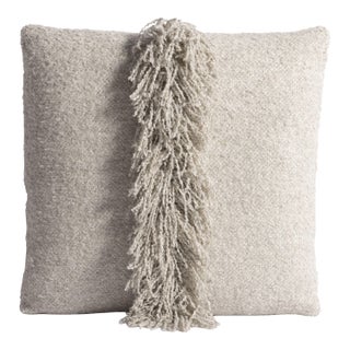 Lancaster Signature Fringe Pillow in Berber Dune For Sale