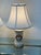 White Ceramic Apothecary Vintage Column Table Lamps, Pair For Sale - Image 8 of 12