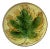 German Majolica Leaf Plate, Circa 1900 For Sale