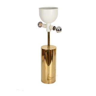 Large Mid-Century Modern Table Lamp in Brass by Goffredo Reggiani for Reggiani, 1970s For Sale