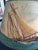 Vintage Perko Port Starboard Nautical table lamp with original painted shade.
