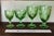 Fostoria Glass Company Fostoria Green Moonstone Sherbet Glasses Set 4 For Sale - Image 4 of 10