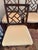 1960s 1960s Chinese Chippendale Cockpen Dining Chairs, New Upholstery — Set of 6 For Sale - Image 5 of 6