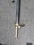 Vintage Mid Century Black Gold Tension Pole Lamp Light For Sale - Image 16 of 17