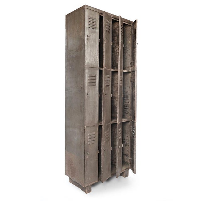 Metal Lockers, in Very Good conditions. This piece is designed in the style of the selected designer and/or manufacturer