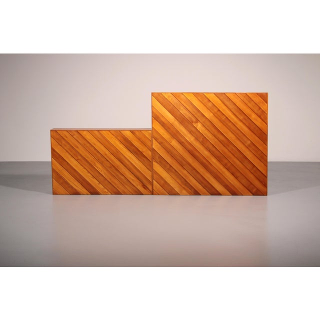 Vintage Beechwood Room Dividers with Slatted Design, 1970, Set of 2 For Sale - Image 4 of 13