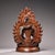 Late 19th Century Bronze Vajrasattva Buddha Statue With Flame Aureole, 1510g For Sale - Image 4 of 9