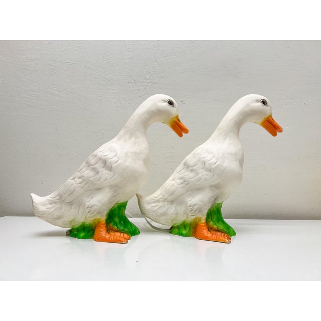 Duck Table Lamps from Heico, Germany, 1970s, Set of 2 For Sale - Image 3 of 11