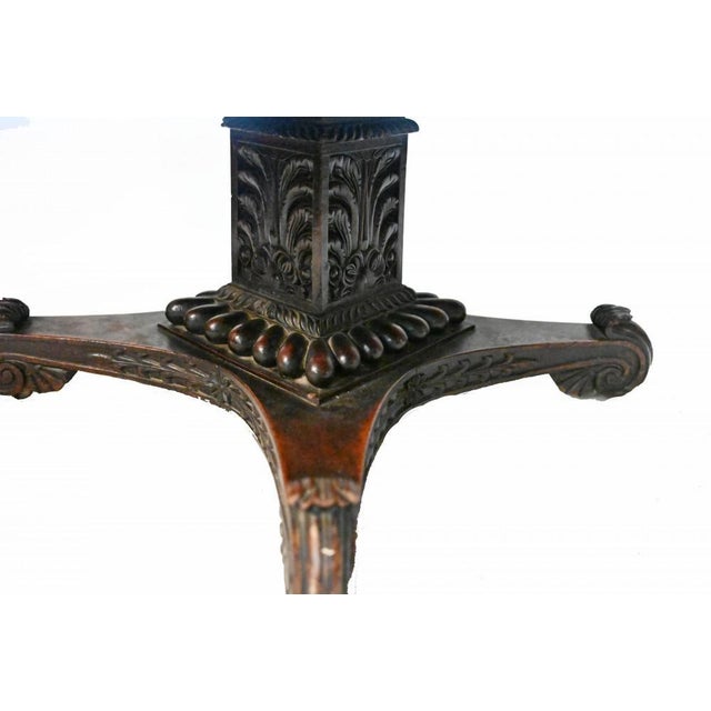 Brown Antique Colonial Dining Table, 1840s For Sale - Image 8 of 10