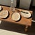Small trinket dish or tray made of petrified wood. Petrified wood is a fossilized wood (from the same family as magnolia)...