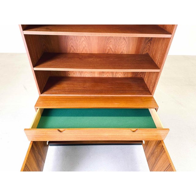 1960s Mid-Century Bookcase in Teak by Sven Ellekaer for Bramin, 1960s For Sale - Image 5 of 11