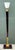 This striking vintage floor lamp is a sophisticated marriage of exotic materials and streamlined architectural form. The...