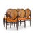Mid-Century Modern Paul McCobb for Calvin Furniture Mid Century Double Cane and Mahogany Dining Chairs - Set of 6 For Sale - Image 3 of 18