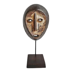 Vintage Mid 20th Century Lega Mask on Stand