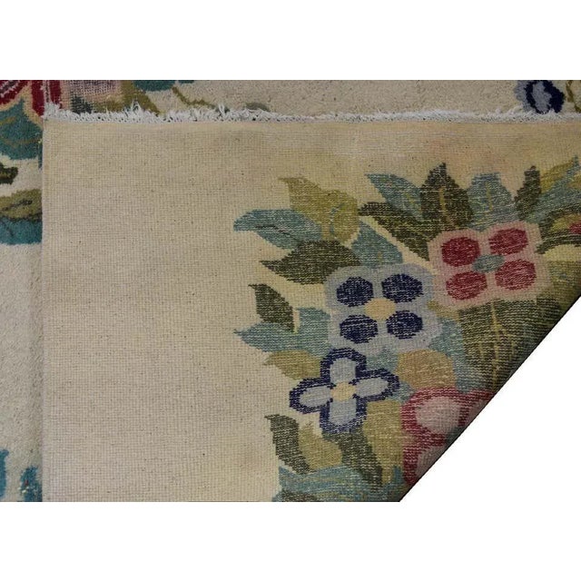 Vintage Chinese Style Rug For Sale - Image 11 of 11