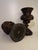 19th Century French Bronze & Cast Iron Medici Vases on Marble Bases, 1980s, Set of 2 For Sale - Image 13 of 16