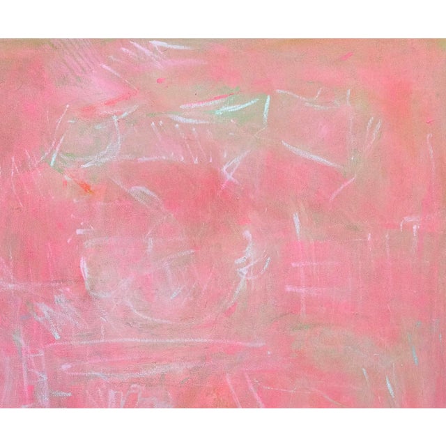 Contemporary "Unexpected Visitors" by Trixie Pitts Large Abstract Painting For Sale - Image 3 of 9