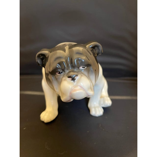 Figurative German Porcelain Figure of a Bulldog, Early 20th Century For Sale - Image 3 of 6