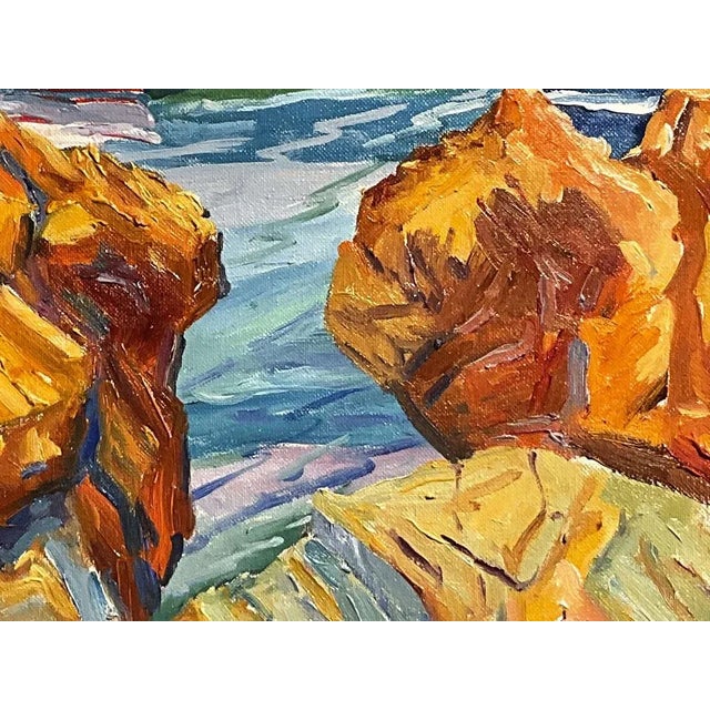 Early 21st Century Avel, Cadaques, 2023, Oil on Canvas, Framed For Sale - Image 5 of 8