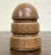 This is a gorgeous antique light brown ceramic mushroom cap glazed insulator with a gorgeous color. “G” on top is hard to...