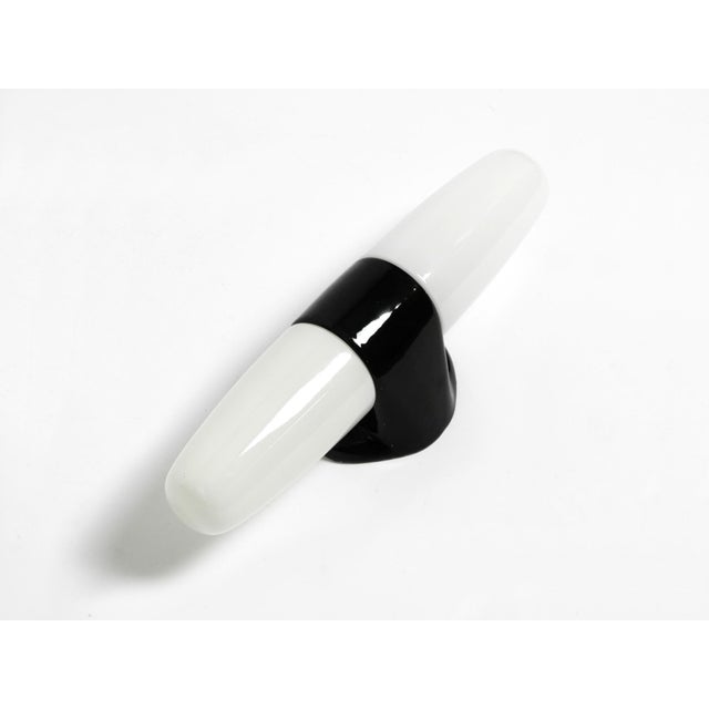 Mid-Century Modern Large Mid-Century Modern Double Glass Ceramic Wall Lamp from Wilhelm Wagenfeld, 1950s For Sale - Image 3 of 13