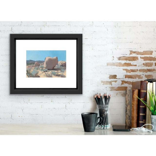 This is a print of my original painting "Joshua Tree," which was painted en plein air in California. The image is printed...
