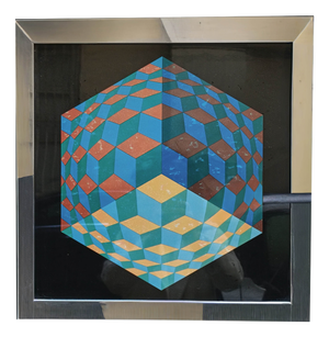 Victor Vasarely, Hat-Vi, 1970s, Silkscreen
