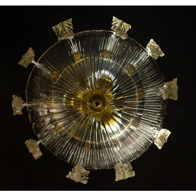 Venetian Murano Glass Chandelier or Ceiling Light, 1970 For Sale - Image 10 of 12