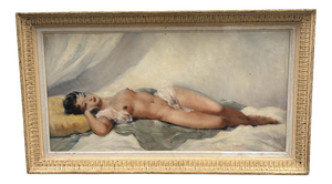 Cesar Vilot, Nude, 1920s-1940s, Oil on Canvas
