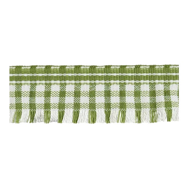 Schumacher Rosaly Tape in Green For Sale