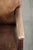 Beige English-Style Gainsborough Desk Chair in Cowhide Leather For Sale - Image 8 of 13