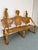 The spectacular solid oak three person bench, hand made by American master woodworker Andrew J. Willner. Signed and dated...