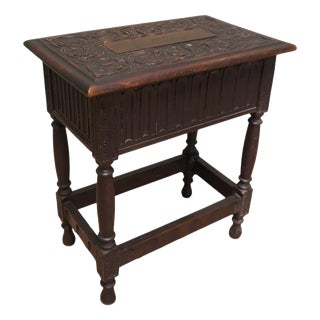 19th Oak Joint Coffin Table For Sale