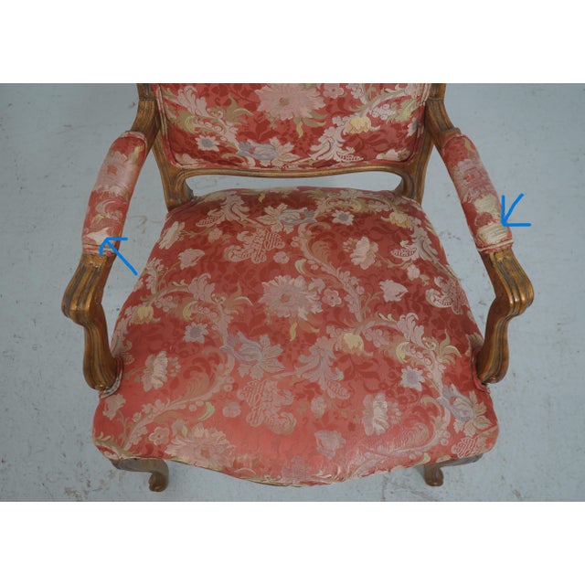 Pair of Meyer-Gunther French Louis XVI Giltwood Carved Armchairs For Sale - Image 12 of 18
