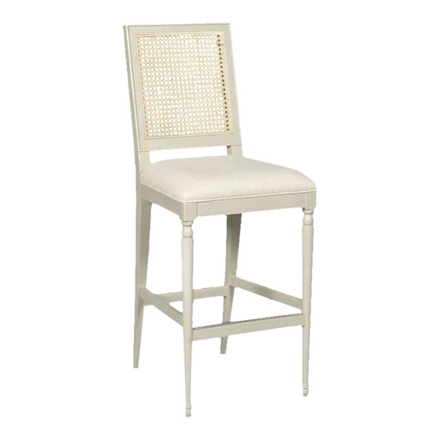 Collette Bar Stool, Graystone Finish For Sale