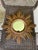 Large 18" Vintage 1990s Golden Sunburst Wall Mirror For Sale - Image 15 of 18