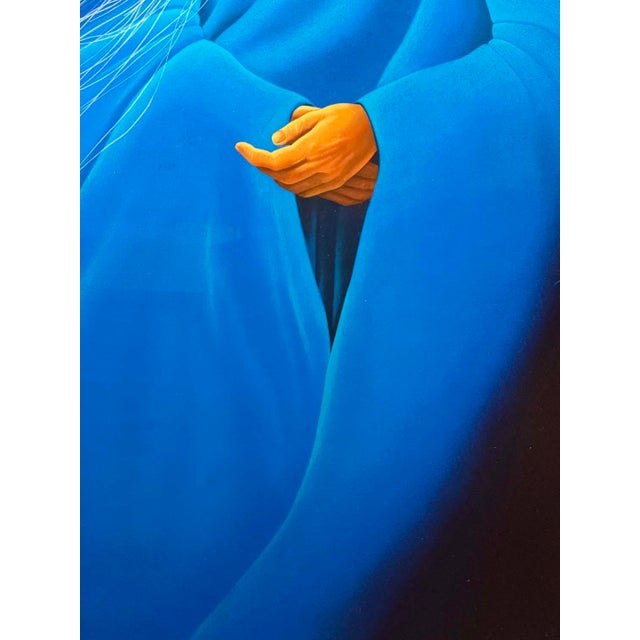 Native American Frank Howell "Fruit From the Light" Serigraph on Paper Custom Framed Hand Signed 1992 For Sale - Image 3 of 7