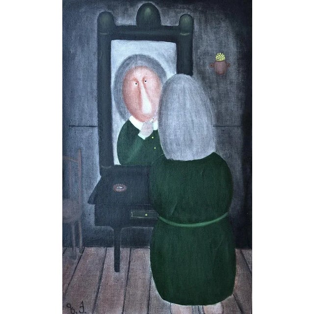 Zurab Kurchishvili, My Granny Polli, 1990, Oil on Canvas, Framed For Sale - Image 10 of 10