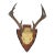 Vintage Roe Deer Antlers 8 Points on Wood Board For Sale