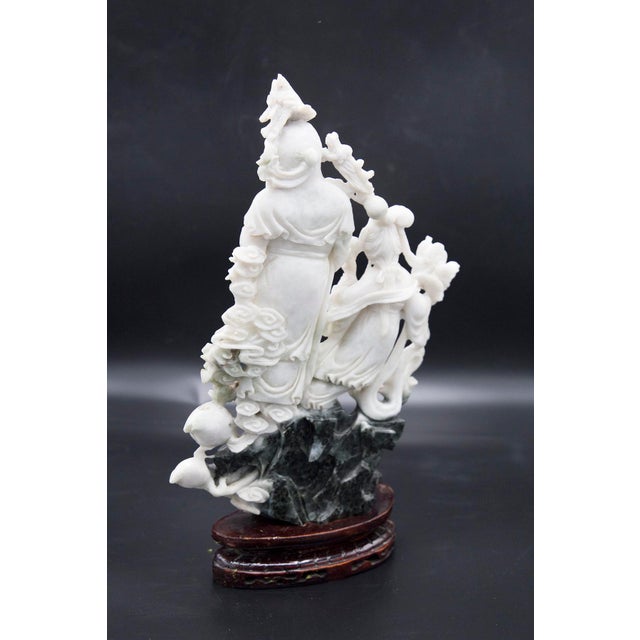 Chinese Jade Statue of a Confucian Sage For Sale - Image 6 of 11