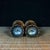 Early 21st Century Pair of Vintage Brass Lotus Candlesticks - Asian Altar Candle Holders For Sale - Image 5 of 9