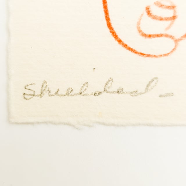 Orange Shielded - Eva Bouzard-Hui, C. 1994 For Sale - Image 8 of 12