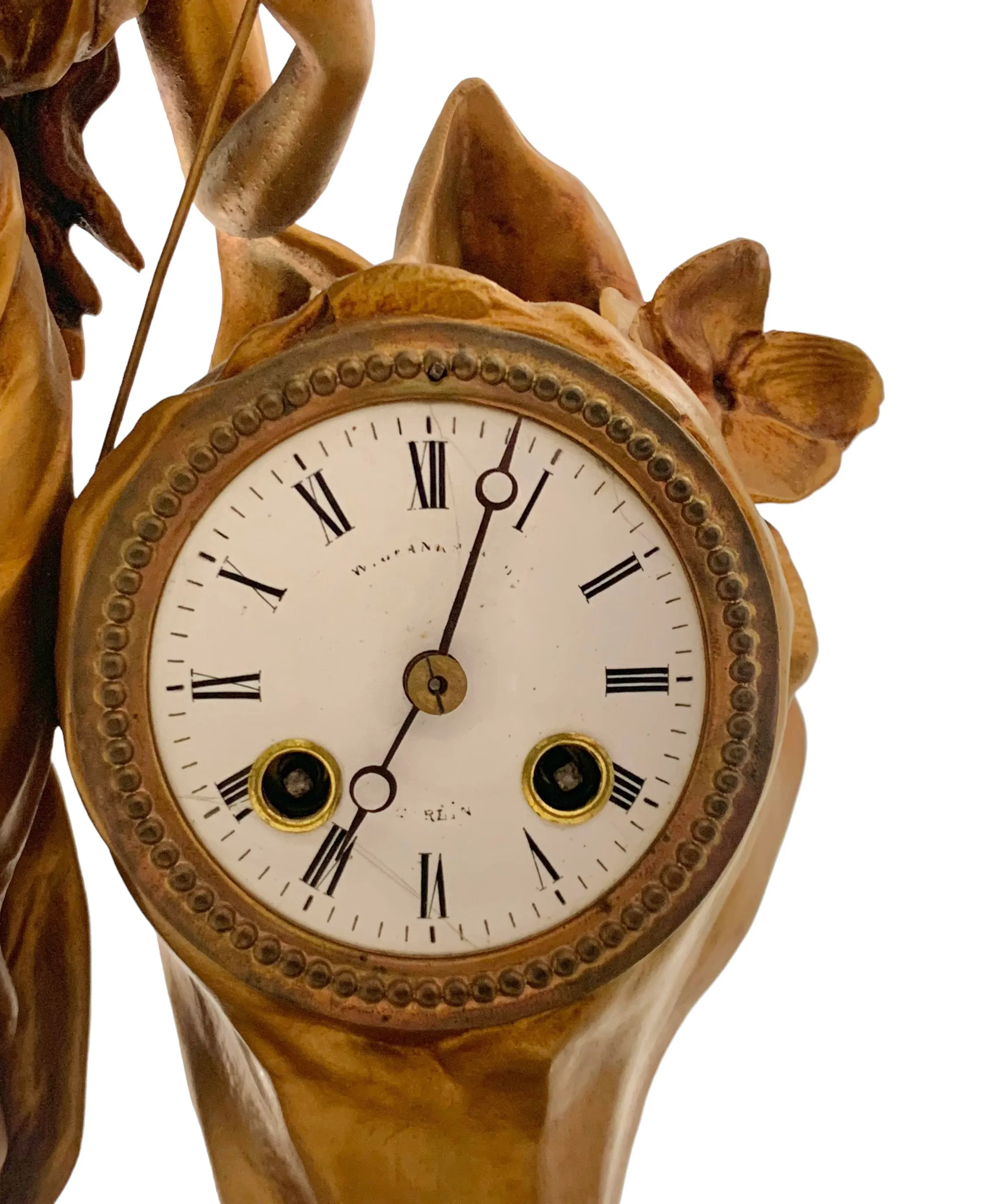 PENDULE BORNE ART nouveau dans le goût de J. Eisenloeffel Art Déco