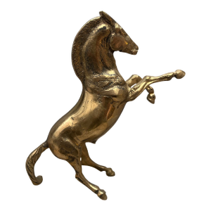 Solid Brass Horse Statue